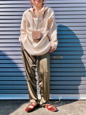 「秋のマイ旬スタイル」｜「アイテム（バレエシューズ）」を使った、yukippeさん（レディース・150cm）の秋コーディネート