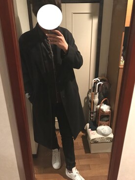 「tk.TAKEO KIKUCHI（ティーケータケオキクチ）のアイテム（その他アウター）」を使った、じゅんさん（メンズ・180cm）の冬コーディネート