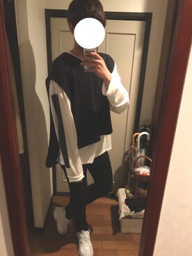「stein（シュタイン）のアイテム（ベスト）」を使った、じゅんさん（メンズ・180cm）の秋コーディネート