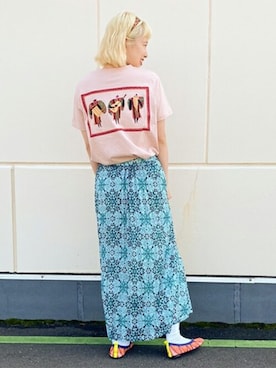 「チチカカ」｜「アイテム（パンプス）」を使った、チチカカさん（レディース・161cm）の春コーディネート