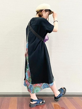 「チチカカ」｜「アイテム（キャスケット）」を使った、チチカカさん（レディース・147cm）の春コーディネート