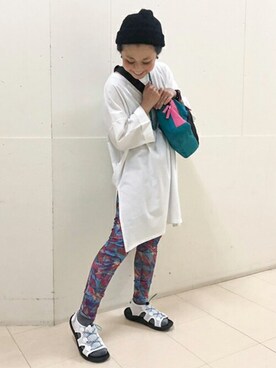 「チチカカ」｜「アイテム（チュニック）」を使った、チチカカさん（レディース・146cm）の春コーディネート