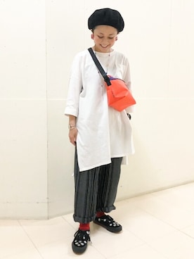 「チチカカ」｜「アイテム（チュニック）」を使った、チチカカさん（レディース・146cm）の春コーディネート