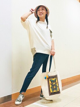 チチカカさん（レディース・156cm）の春コーディネート