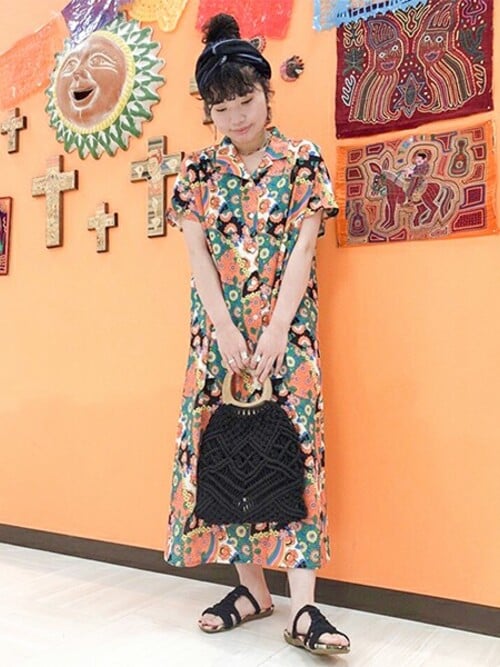 チチカカ オンラインショップチチカカさんのシャツワンピースを使ったコーディネート Zozotown