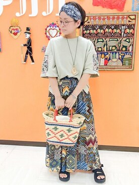 チチカカさん（レディース・158cm）の夏コーディネート