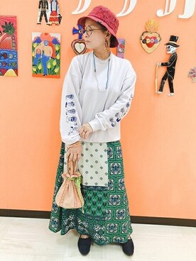 チチカカさん（レディース・158cm）の夏コーディネート