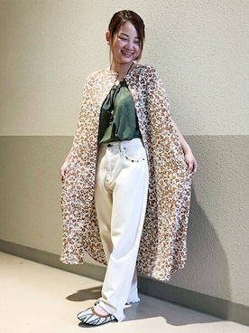 「ノーカラー」｜「アイテム（キャミソール）」を使った、チチカカさん（レディース・148cm）の夏コーディネート