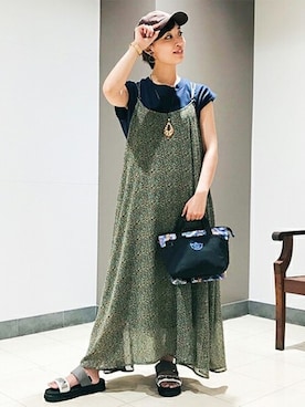 ワンピース ドレスを使った ボーイッシュ の人気ファッションコーディネート Wear