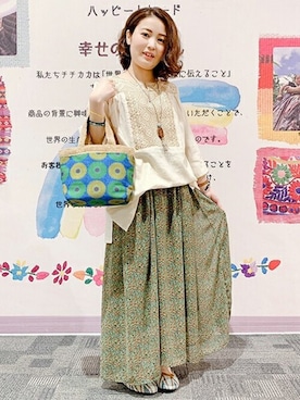 「チチカカ」｜「アイテム（パンプス）」を使った、チチカカさん（レディース・145cm）の秋コーディネート