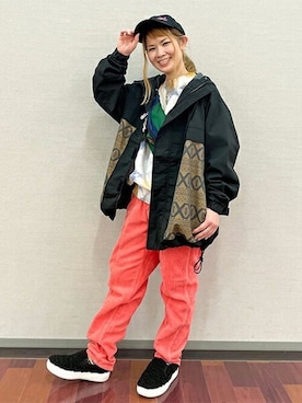 「エスニック」｜「アイテム（スリッポン）」を使った、チチカカさん（レディース・147cm）の秋コーディネート