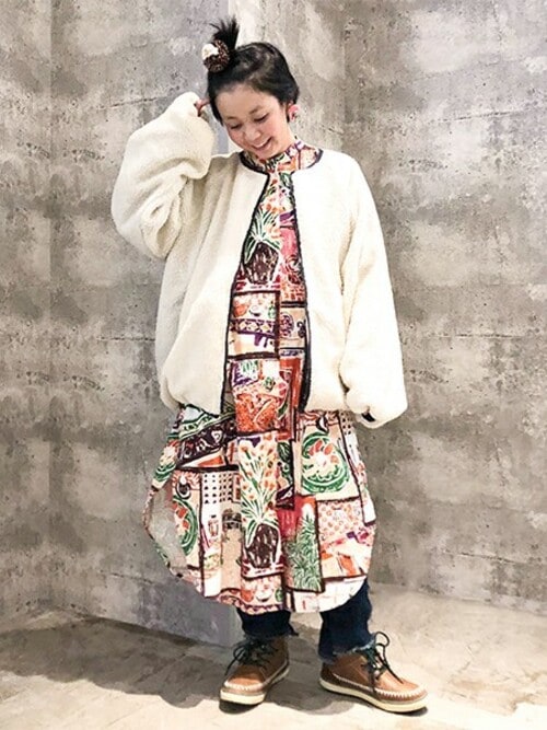 チチカカ オンラインショップチチカカさんのノーカラージャケットを使ったコーディネート Zozotown