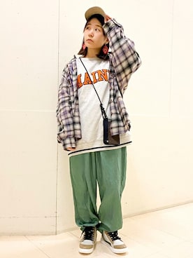 「エスニック」｜「アイテム（PC・スマホグッズ/家電）」を使った、チチカカさん（レディース・151cm）の冬コーディネート