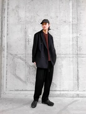 小田十夢さん(メンズ・178cm)の冬コーディネート