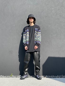 小田十夢さん(メンズ・178cm)の春コーディネート