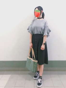 「FOREVER 21」｜「アイテム（その他）」を使った、PinkLove♡さん（レディース・164cm）の夏コーディネート