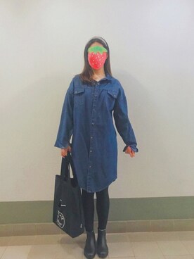 「Marc by Marc Jacobs（マークバイマークジェイコブス）のアイテム（ピアス（両耳用））」を使った、PinkLove♡さん（レディース・164cm）の秋コーディネート