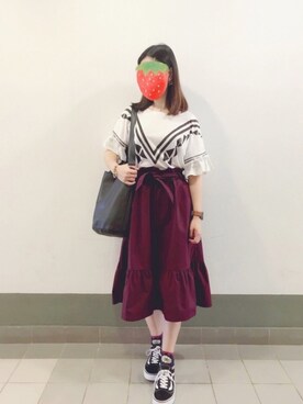 「JAPAN（ジャパン）のアイテム」を使った、PinkLove♡さん（レディース・164cm）の夏コーディネート