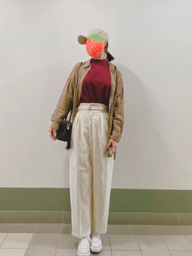 「Marc by Marc Jacobs（マークバイマークジェイコブス）のアイテム（ピアス（両耳用））」を使った、PinkLove♡さん（レディース・164cm）の春コーディネート