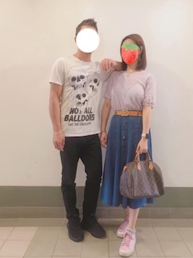 「LouisVuitton」｜「アイテム（その他）」を使った、PinkLove♡さん（レディース・164cm）の春コーディネート