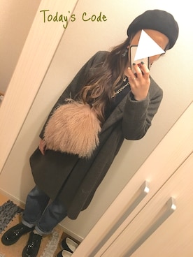 R!naaa*さん（レディース・150cm）の冬コーディネート