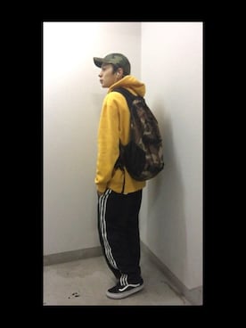 「Deviluse（Deviluse）のアイテム（キャップ）」を使った、だいきさん（メンズ・172cm）の秋コーディネート