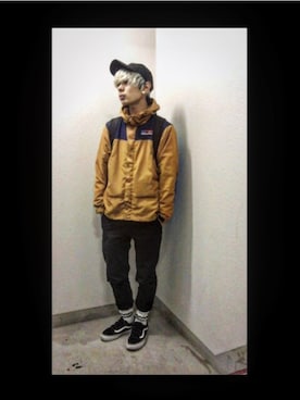 「Deviluse（Deviluse）のアイテム（キャップ）」を使った、だいきさん（メンズ・172cm）の秋コーディネート