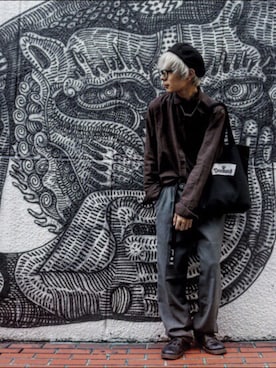 「Deviluse（Deviluse）のアイテム（バッグ）」を使った、だいきさん（メンズ・172cm）の秋コーディネート