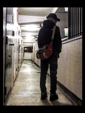 「Deviluse（Deviluse）のアイテム（キャップ）」を使った、だいきさん（メンズ・172cm）の冬コーディネート