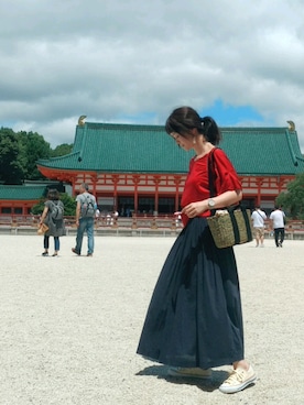 ♔ hiromi ♔さん（レディース・161cm）の夏コーディネート