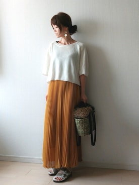「NOISE MAKER（ノイズメーカー）のアイテム（アクセサリー）」を使った、♔ hiromi ♔さん（レディース・161cm）の夏コーディネート