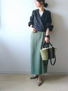 「NOISE MAKER（ノイズメーカー）のアイテム（アクセサリー）」を使った、♔ hiromi ♔さん（レディース・161cm）の春コーディネート