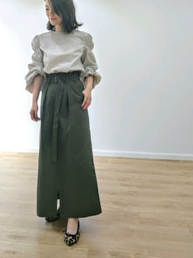 「SHIPS（シップス）のアイテム（バレエシューズ）」を使った、♔ hiromi ♔さん（レディース・161cm）の秋コーディネート