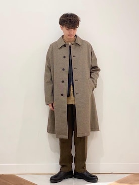 「コーデュロイの季節到来！」｜coen  前田さん（メンズ・175cm）の秋コーディネート