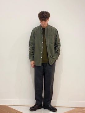 「コーデュロイの季節到来！」｜coen  前田さん（メンズ・175cm）の冬コーディネート