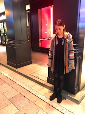 「DIESEL OSAKA」｜「アイテム（ワンピース/ドレス）」を使った、Romiさん（レディース・168cm）の秋コーディネート