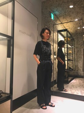 「DIESEL OSAKA」｜「アイテム（オールインワン・サロペット）」を使った、Romiさん（レディース・168cm）の春コーディネート