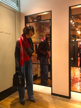 「DIESEL OSAKA」｜「アイテム（ブーツ）」を使った、Romiさん（レディース・168cm）の秋コーディネート