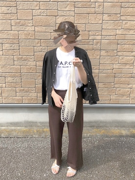 「CELINE（セリーヌ）のアイテム（財布/小物）」を使った、パピコさん（レディース・158cm）の秋コーディネート