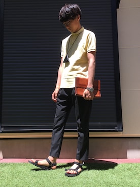 「Polo Ralph Lauren」｜「アイテム（財布/小物）」を使った、くりのはらたむらまろさん（メンズ・177cm）の春コーディネート