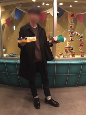 くりのはらたむらまろさん(メンズ・176cm)の秋コーディネート