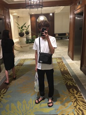 くりのはらたむらまろさん（メンズ・176cm）の冬コーディネート