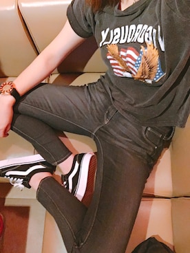 「ROMAGO DESIGN（ロマゴデザイン）のアイテム」を使った、yuiiiiiさん（レディース・168cm）の夏コーディネート