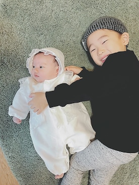 ⓗⓜⓝさん（キッズ・100cm）の秋コーディネート