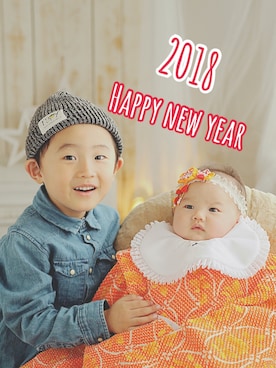 ⓗⓜⓝさん（キッズ・100cm）の冬コーディネート