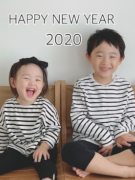 「happynewyear」｜ⓗⓜⓝさん（キッズ・80cm）の冬コーディネート