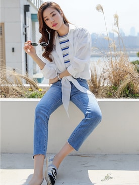 「スタイルオンミ」｜スタイルオンミさん（レディース・167cm）の春コーディネート