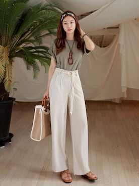 「スタイルオンミ」｜スタイルオンミさん（レディース・167cm）の春コーディネート