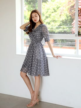 「Vネック」｜スタイルオンミさん（レディース・167cm）の春コーディネート