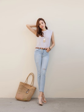 「スタイルオンミ」｜スタイルオンミさん（レディース・167cm）の春コーディネート